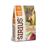 Sirius корм для стерилизованных кошек Утка/клюква