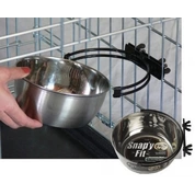 MidWest Snapy Fit миска для собак металлическая на клетку