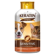 Rolf Club Keratin+ Sensitive питательный шампунь для склонных к аллергии животных, 400 мл