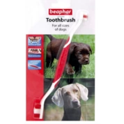 Beaphar зубная щетка двойная для собак