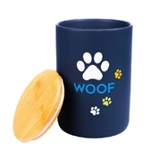 КерамикАрт бокс для хранения лакомств для собак керамический WOOF, 3800 мл