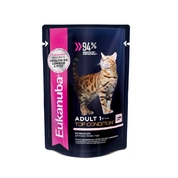 Eukanuba корм для кошек Лосось соус, 85 г