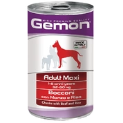 Gemon Dog Maxi консервы для собак Говядина/рис, 1250 г