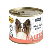 Мнямс консервы для собак паштет Красивая шерсть Ягненок, 200 г