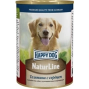 Happy Dog консервы для собак Телятина с сердцем