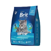 Brit Premium Kitten корм для котят с курицей и лососем