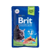 Brit Premium корм для стерилизованных кошек Цыпленок в соусе, 85 г