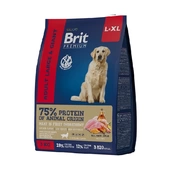 Brit Premium by Nature Adult L-XL для собак крупных пород с курицей