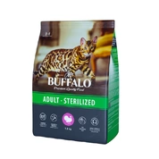 Mr Buffalo Sterilized корм для стерилизованных кошек Индейка