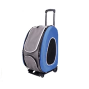 Ibiyaya сумка-тележка для животных складная 3в1 58*30*34 см до 8 кг, синяя
