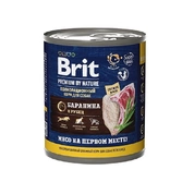 Brit Premium консервы для собак Баранина/рубец, 850 г