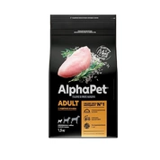 AlphaPet корм для собак мелких пород Индейка/рис