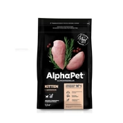 AlphaPet корм для котят и беременных кошек Цыпленок