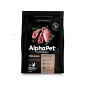 AlphaPet корм для стерилизованных кошек Ягненок/индейка