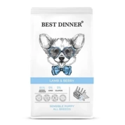 Best Dinner Sensible корм для щенков Ягненок/ягоды