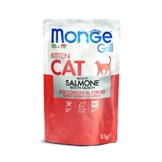 Monge Grill корм для котят Лосось желе, 85 г