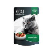 X-Cat корм для кошек Курица/утка соус, 85 г