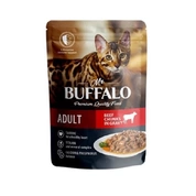 Mr.Buffalo корм для взрослых кошек Говядина в соусе, 85 г
