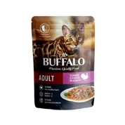 Mr.Buffalo корм для взрослых кошек Индейка в соусе, 85 г
