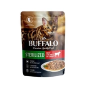 Mr.Buffalo корм для стерилизованных кошек Говядина в соусе, 85 г
