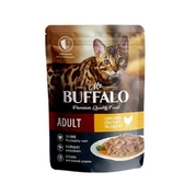Mr.Buffalo корм для взрослых кошек Цыпленок в соусе, 85 г