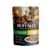 Mr.Buffalo корм для стерилизованных кошек Цыпленок в соусе, 85 г