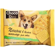Choco Dog белый шоколад для собак с печеньем, 30 г