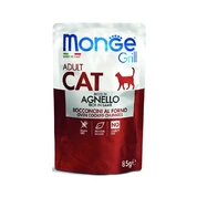 Monge Grill корм для кошек Ягненок желе, 85 г