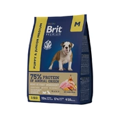 Brit Premium by Nature Junior M для щенков средних пород с курицей