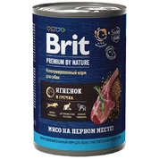 Brit Premium консервы для собак Ягненок/гречка, 410 г