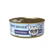 Best Dinner Vet Profi консервы для кошек Renal Перепелка паштет, 100 г