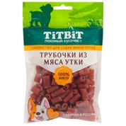 TitBit Трубочки из мяса утки для собак мини пород 70 г