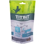 TitBit Хрустящие подушечки для кошек с мясом утки д/чистки зубов 60г