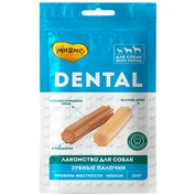 Мнямс Dental лакомство для собак Зубные палочки с говядиной, 100 г