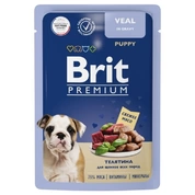 Brit Premium консервы для щенков Телятина соус, 85 г