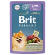 Brit Premium корм для собак мелких пород с чувствительным пищеварением Ягненок, 85 г