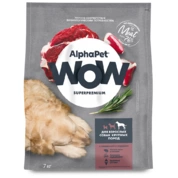 AlphaPet Wow корм для собак крупных пород Говядина/сердце