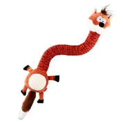 GiGwi игрушка для собак Лиса с хрустящей шеей, 40 см