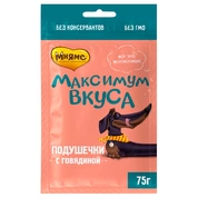 Мнямс «Максимум вкуса» лакомство для собак подушечки с говядиной, 75г