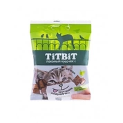 TitBit лакомство для кошек Хрустящие подушечки с паштетом из индейки, 30 г