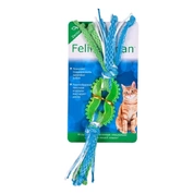 Feline Clean Dental игрушка для кошек Колечко прорезыватель с лентами, резина