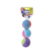 GiGwi игрушка для собак Три мяча с пищалкой, 6,3 см