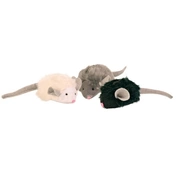 Trixie игрушка для кошек Мышь с микрочипом, 6,5 см