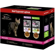 Pro Рlan Набор корм для кошек, 85г*10шт
