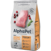 AlphaPet Monoprotein для кошек Индейка