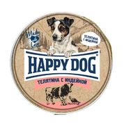 Happy Dog Natur Line консервы д/собак Телятина/индейка паштет, 125г