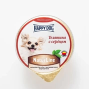 Happy Dog Natur Line консервы д/собак Телятина/сердце паштет, 125г