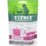 TitBit Хрустящие подушечки для кошек с мясом индейки д/здоровья сердца, 60г