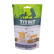 TitBit Хрустящие подушечки для кошек с мясом лосося д/здоровья шерсти, 60г