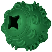 Mr.Kranch игрушка для собак Мяч с ароматом курицы, 8 см, зеленый